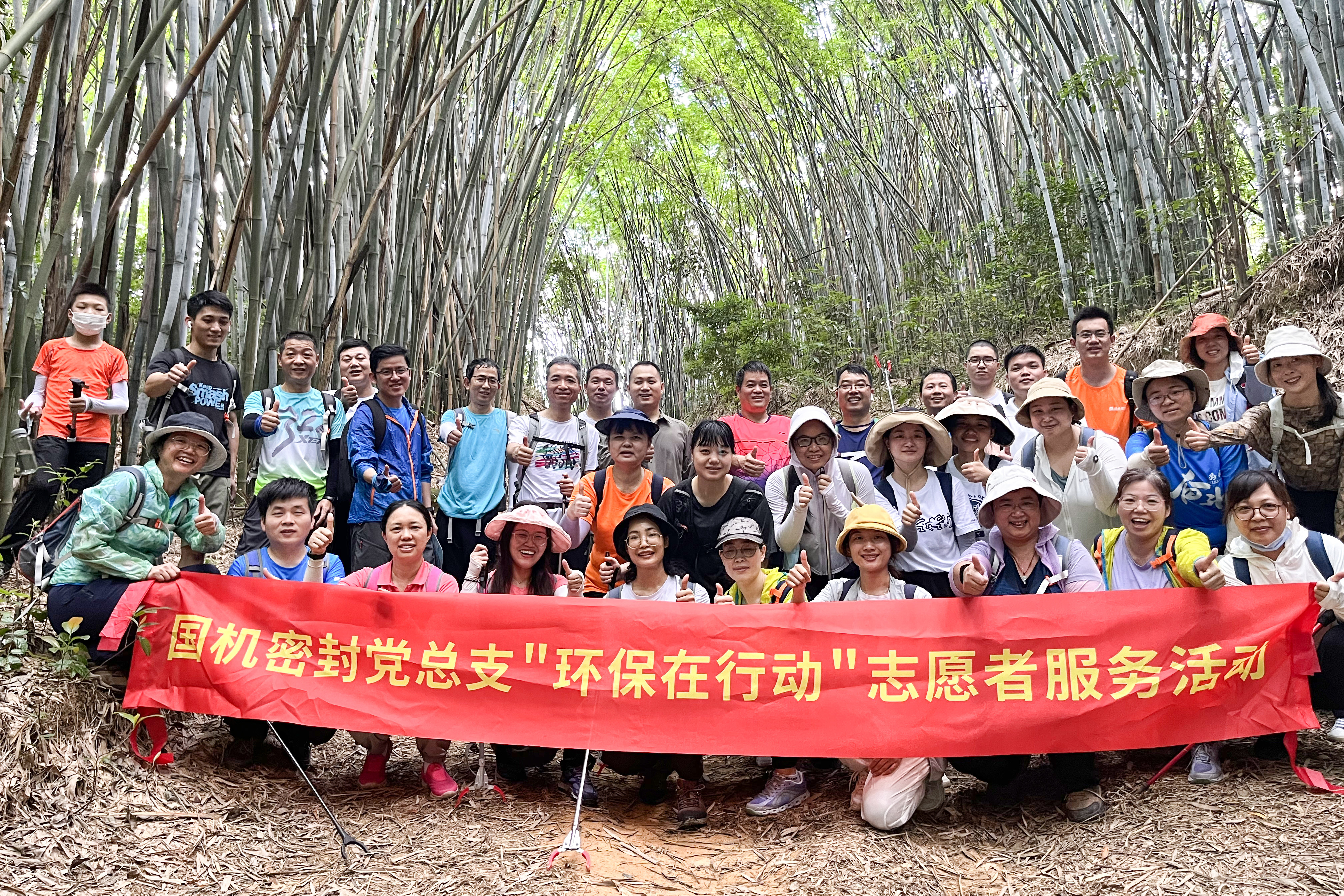 清潔山野，環(huán)保當先，黨員志愿服務(wù)在行動(dòng)